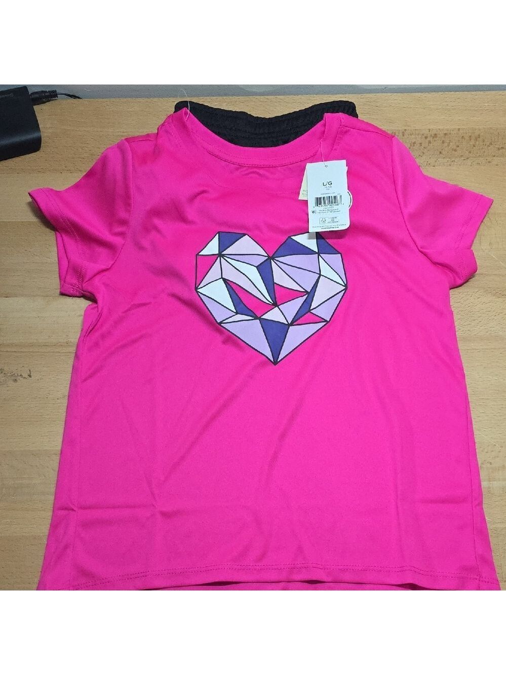 Athletic Works Pink and Purple Short Sleeve Tees